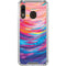 Etta Vee Rainbow Wave Brush Stroke Galaxy A30 Clear Case
