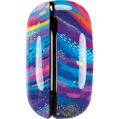 Etta Vee Rainbow Wave Brush Stroke Galaxy Buds Pro Skin