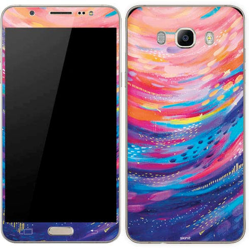 Etta Vee Rainbow Wave Brush Stroke Galaxy J7 Skin