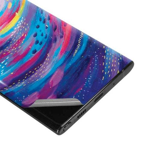 Etta Vee Rainbow Wave Brush Stroke Galaxy Note 10 Plus Skin