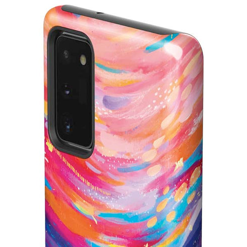 Etta Vee Rainbow Wave Brush Stroke Galaxy Note20 5G Pro Case