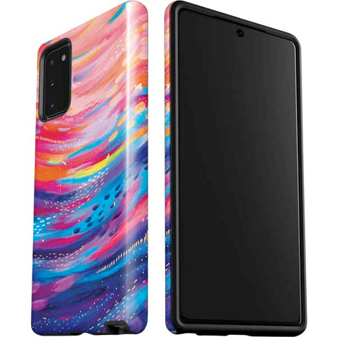 Etta Vee Rainbow Wave Brush Stroke Galaxy Note20 5G Pro Case