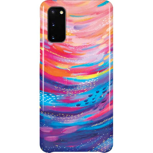 Etta Vee Rainbow Wave Brush Stroke Galaxy S20 Lite Case