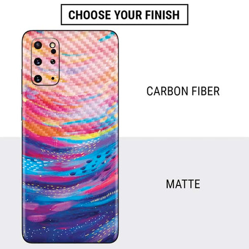 Etta Vee Rainbow Wave Brush Stroke Galaxy S20 Plus Skin
