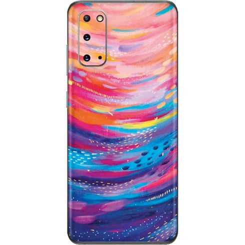 Etta Vee Rainbow Wave Brush Stroke Galaxy S20 Skin