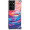 Etta Vee Rainbow Wave Brush Stroke Galaxy S21 Ultra 5G Clear Case