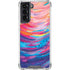 Etta Vee Rainbow Wave Brush Stroke Galaxy S22 Clear Case