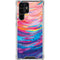 Etta Vee Rainbow Wave Brush Stroke Galaxy S22 Ultra Clear Case