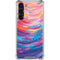 Etta Vee Rainbow Wave Brush Stroke Galaxy S23 Plus Clear Case