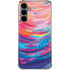 Rainbow Wave Brush Stroke by Etta Vee Galaxy S24 Plus Clear Case
