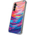 Rainbow Wave Brush Stroke by Etta Vee Galaxy S24 Plus Clear Case
