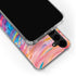 Rainbow Wave Brush Stroke by Etta Vee Galaxy S24 Plus Clear Case