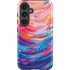Rainbow Wave Brush Stroke by Etta Vee Galaxy S24 Plus Impact Case