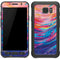 Etta Vee Rainbow Wave Brush Stroke Galaxy S7 Active Skin