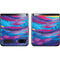 Etta Vee Rainbow Wave Brush Stroke Galaxy Z Flip Skin