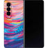 Etta Vee Rainbow Wave Brush Stroke Galaxy Z Fold4 5G Skin