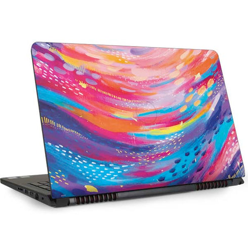 Etta Vee Rainbow Wave Brush Stroke Dell Inspiron Skin