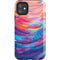 Etta Vee Rainbow Wave Brush Stroke iPhone 11 Impact Case