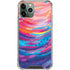 Etta Vee Rainbow Wave Brush Stroke iPhone 12 Pro Clear Case