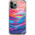 Etta Vee Rainbow Wave Brush Stroke iPhone 12 Pro Max Clear Case