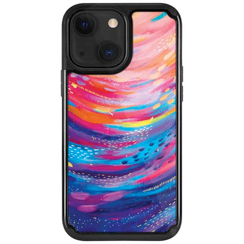Etta Vee Rainbow Wave Brush Stroke iPhone 13 Cargo Case