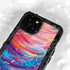 Etta Vee Rainbow Wave Brush Stroke iPhone 13 Mini Waterproof Case
