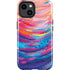 Rainbow Wave Brush Stroke by Etta Vee iPhone 15 Plus Impact Case