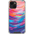 Rainbow Wave Brush Stroke by Etta Vee iPhone 15 Plus Clear Case