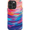 Etta Vee Rainbow Wave Brush Stroke iPhone 14 Pro Impact Case
