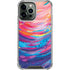 Etta Vee Rainbow Wave Brush Stroke iPhone 14 Pro Max Clear Case