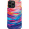 Etta Vee Rainbow Wave Brush Stroke iPhone 14 Pro Max Impact Case