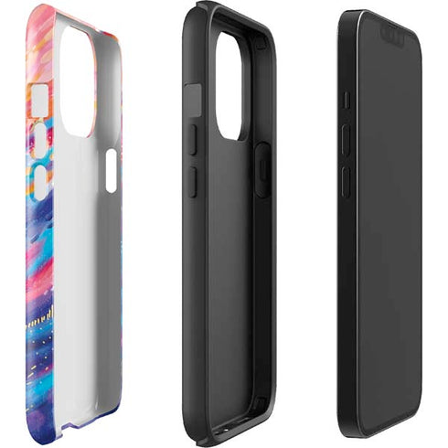Rainbow Wave Brush Stroke by Etta Vee iPhone 15 Pro Max Impact Case