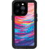 Etta Vee Rainbow Wave Brush Stroke iPhone 14 Pro Waterproof Case