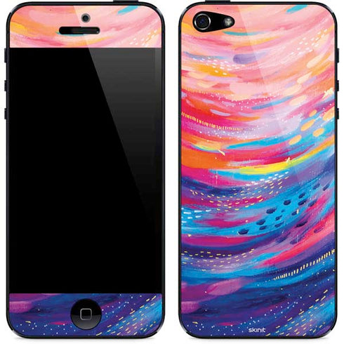 Etta Vee Rainbow Wave Brush Stroke iPhone 5/5s/5SE Skin
