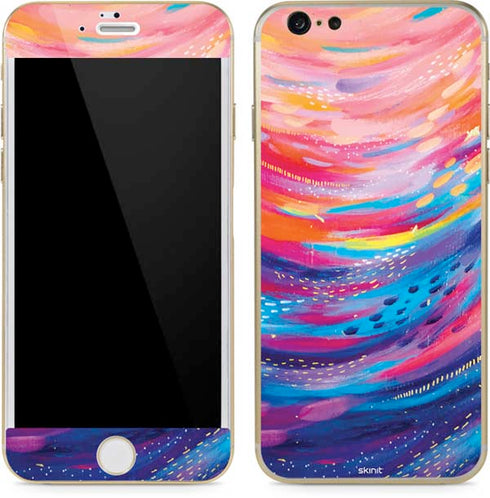 Etta Vee Rainbow Wave Brush Stroke iPhone 6/6s Skin