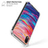 Rainbow Wave Brush Stroke by Etta Vee iPhone XR Clear Case