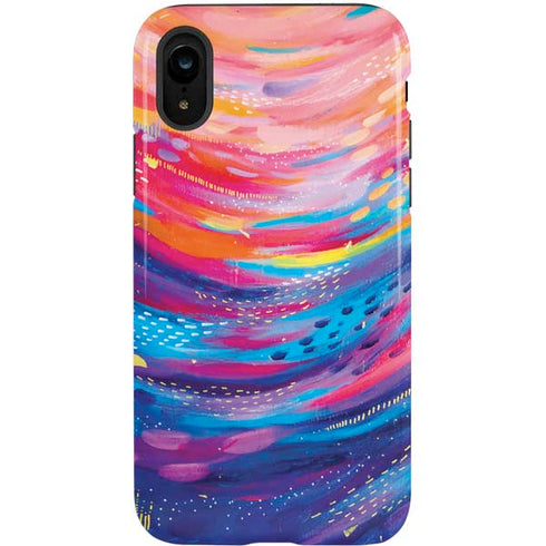 Etta Vee Rainbow Wave Brush Stroke iPhone XR Pro Case