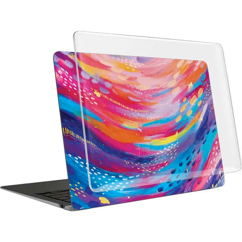 Rainbow Wave Brush Stroke by Etta Vee MacBook Air 13in (2020) Case plus Skin