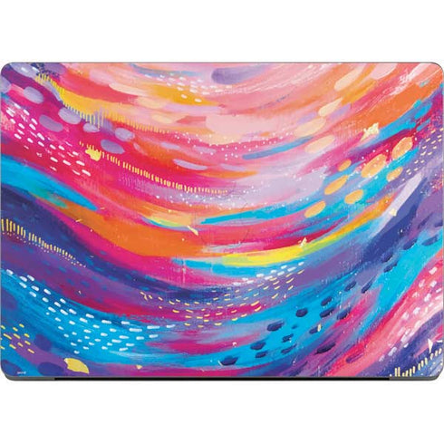 Rainbow Wave Brush Stroke by Etta Vee MacBook Pro 14in (2021-24) Skin