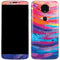 Etta Vee Rainbow Wave Brush Stroke Moto E5 Plus Skin