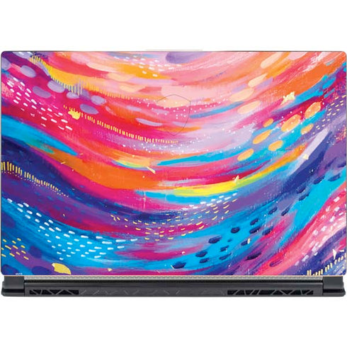 Etta Vee Rainbow Wave Brush Stroke MSI GS65 Stealth Laptop Skin