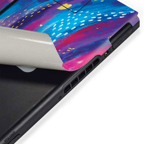 Etta Vee Rainbow Wave Brush Stroke Nintendo Switch Bundle Skin