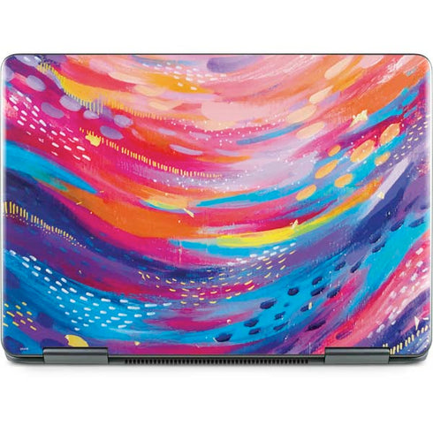 Etta Vee Rainbow Wave Brush Stroke Notebook 9 Pro 13in (2017) Skin