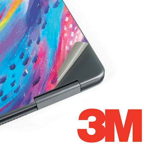 Etta Vee Rainbow Wave Brush Stroke Notebook 9 Pro 13in (2017) Skin