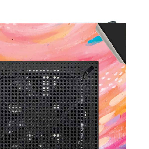 Etta Vee Rainbow Wave Brush Stroke NZXT H510 Compact ATX Mid-Tower Case Skin