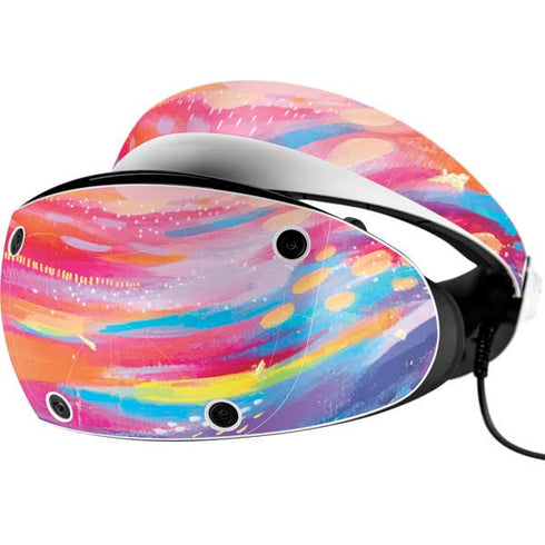 Etta Vee Rainbow Wave Brush Stroke PlayStation VR2 Skin