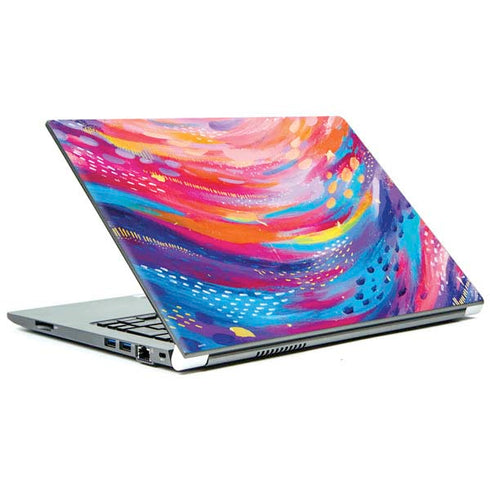 Etta Vee Rainbow Wave Brush Stroke Portege Z30t/Z30t-A Skin