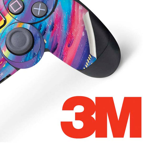 Etta Vee Rainbow Wave Brush Stroke PS4 Controller Skin
