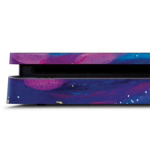 Etta Vee Rainbow Wave Brush Stroke PS4 Slim Skin