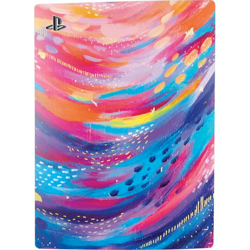 Etta Vee Rainbow Wave Brush Stroke PS5 Bundle Skin